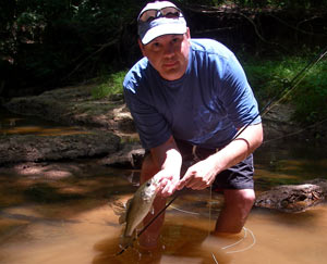 Callaway bass in the creek...