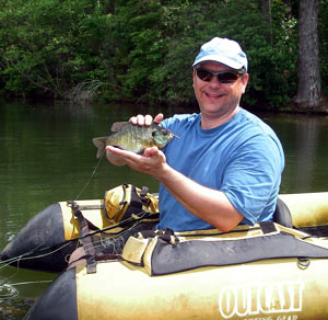 Steve with big Callaway Gardens bluegill...