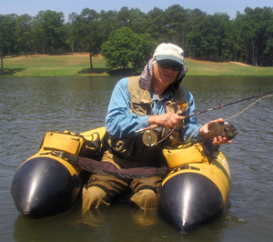 Dave Hughes with a big Callaway Gardens bluegill