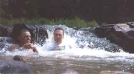 a whirlpool break on a hot day