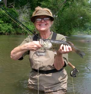 Shoal bass on the Tokyo Spider...