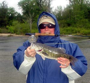 A nice shoal bass from the Flint River.