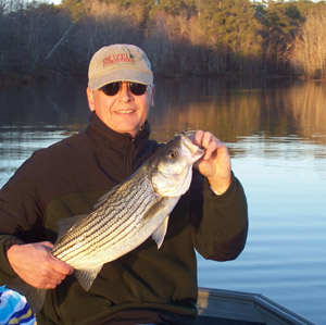 A striper on the fly