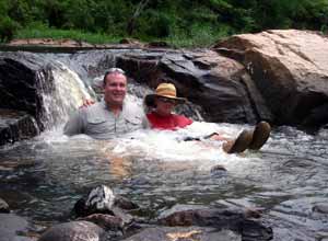 Cooling off on the Flint River...